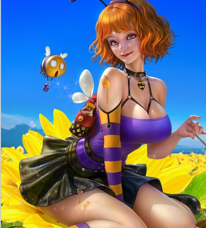 YAM韩国灵魂画师完整合集：LOL阿狸、死神、海贼娜美等，性感18R级奶牛精华162P-793M