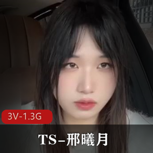 推特人气TS邢曦月最新完整版3V1.3G，真实道具秀，16万粉丝！