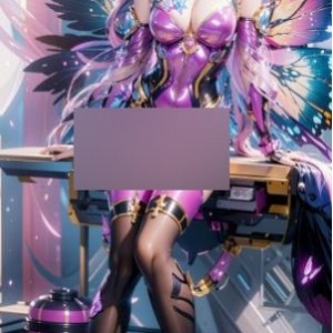 光剑艾辰AI绘画套图145P316M肉感十足